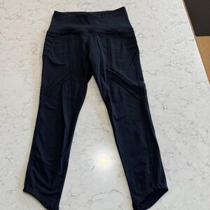 Oiselle Black Aero 3/4 Leggings